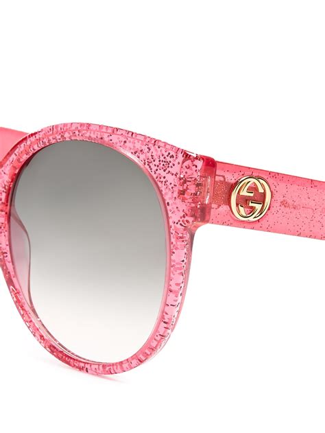 gucci pink glitter glasses|Gucci pink glasses frames.